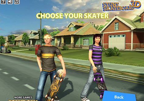 StuntSkateBaord3D משחק סקייטבורד