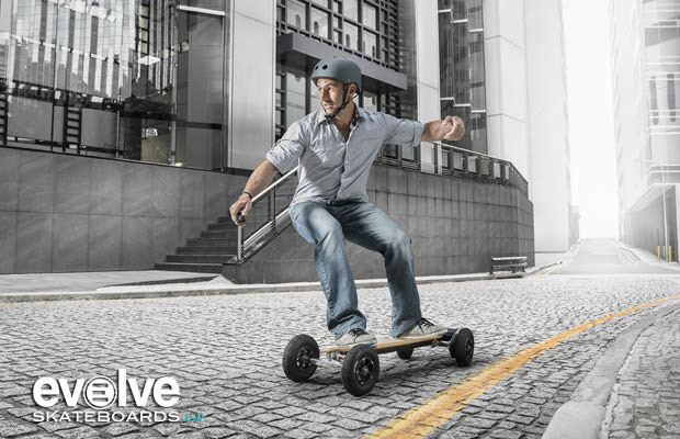 EvolveSkateboards סקייטבורד לונגבורד חשמלי