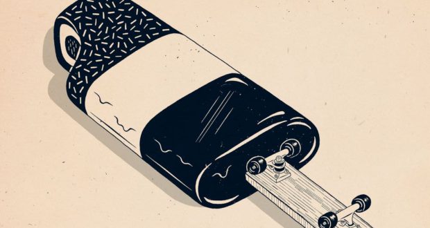 פיל האקט איורי סקייטבורד